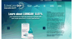 Desktop Screenshot of lumigan.com